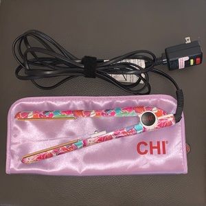 Chi ceramic straightening iron with travel case